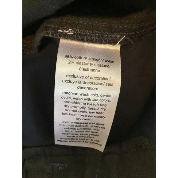 NWT Nautica  Womens Navy Blue Long Shorts Belt Loops‎ Cotton Blend Size 6 - Picture 3 of 6